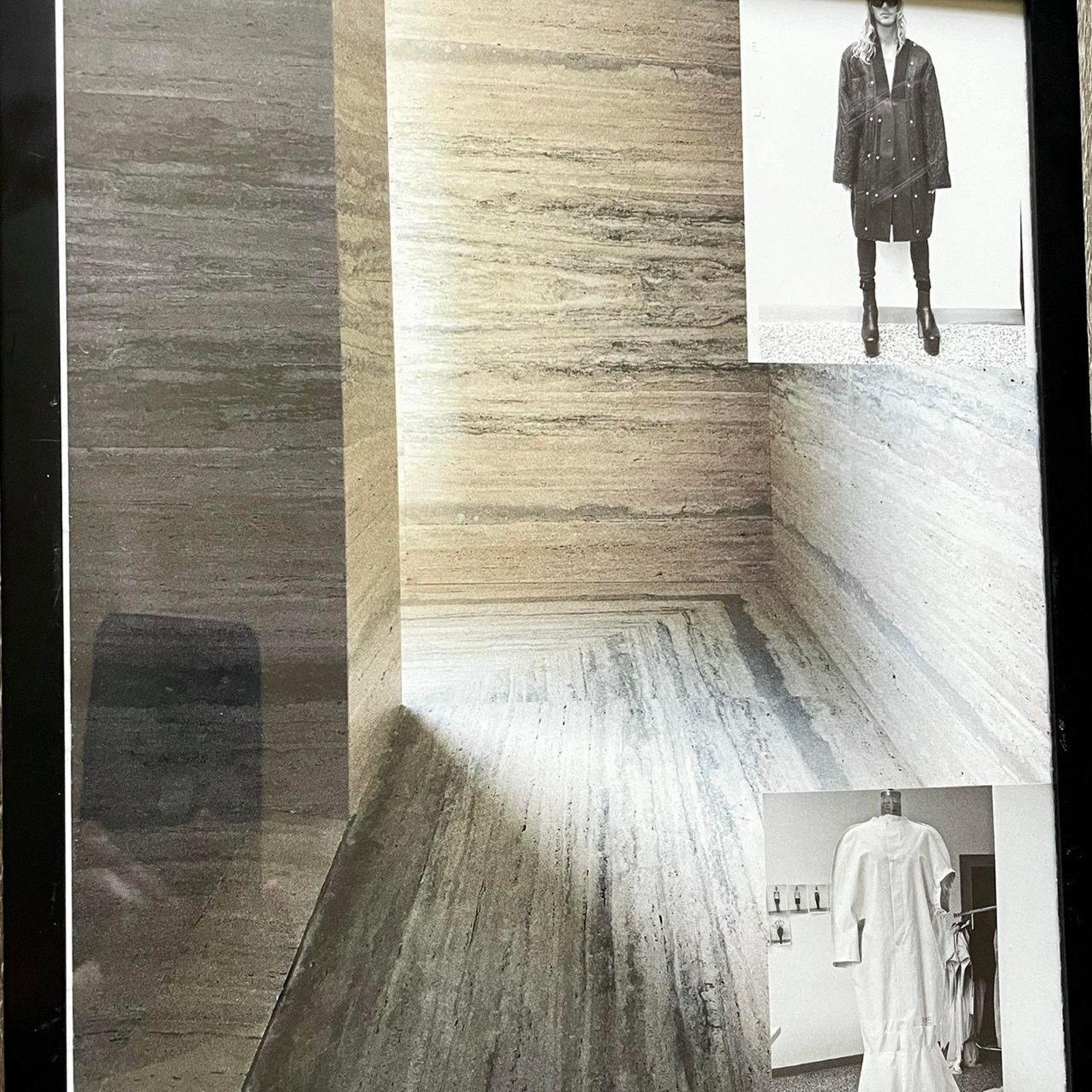Rick Owens × Rick Owens Drkshdw Rick Owens Home furniture framed poster Archive 8x11 rare Size ONE SIZE - 2 Thumbnail