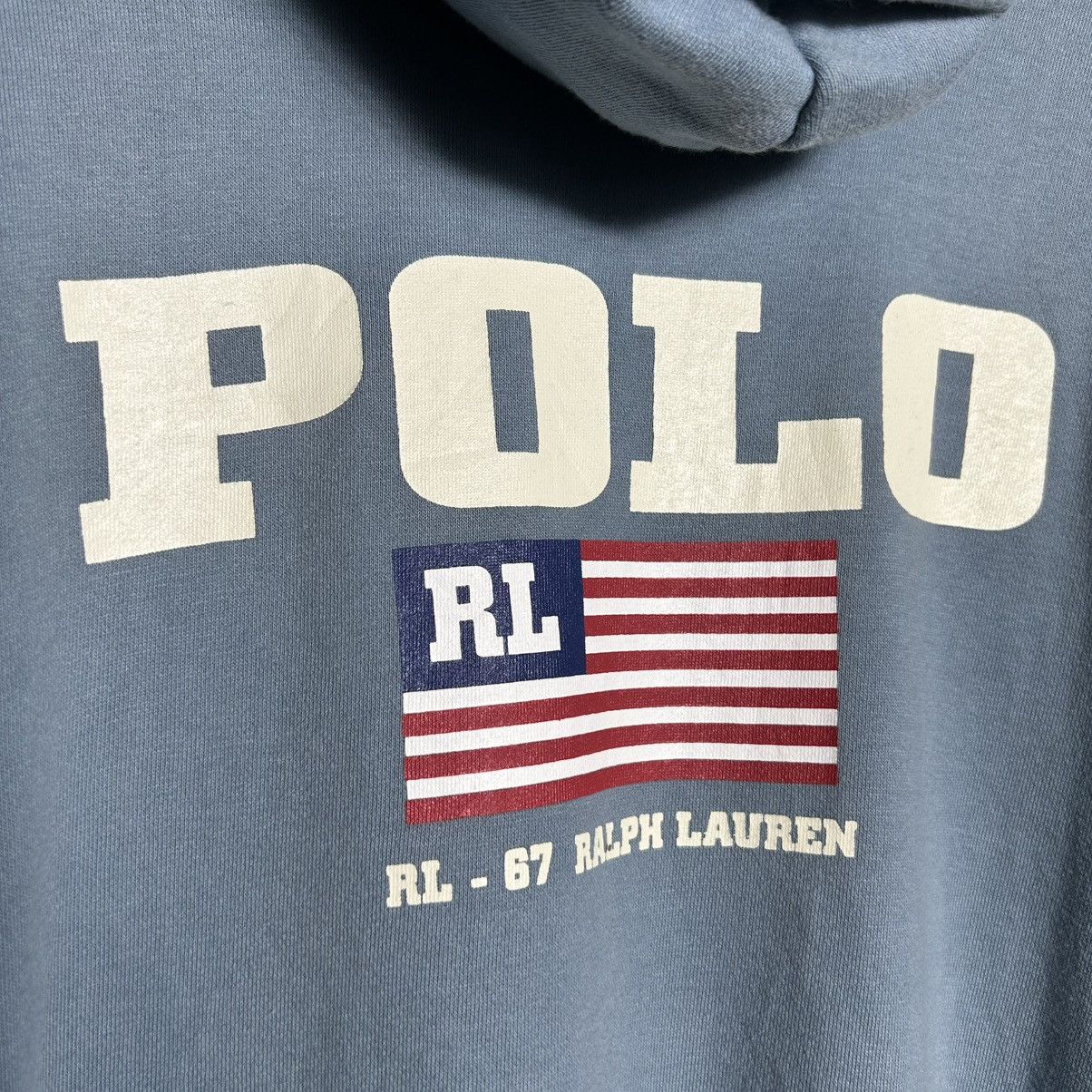 Polo Ralph Lauren × Vintage Vintage Polo Sport Ralph Lauren Big Logo Hoodie Size XL / US 12-14 / IT 48-50 - 7 Thumbnail