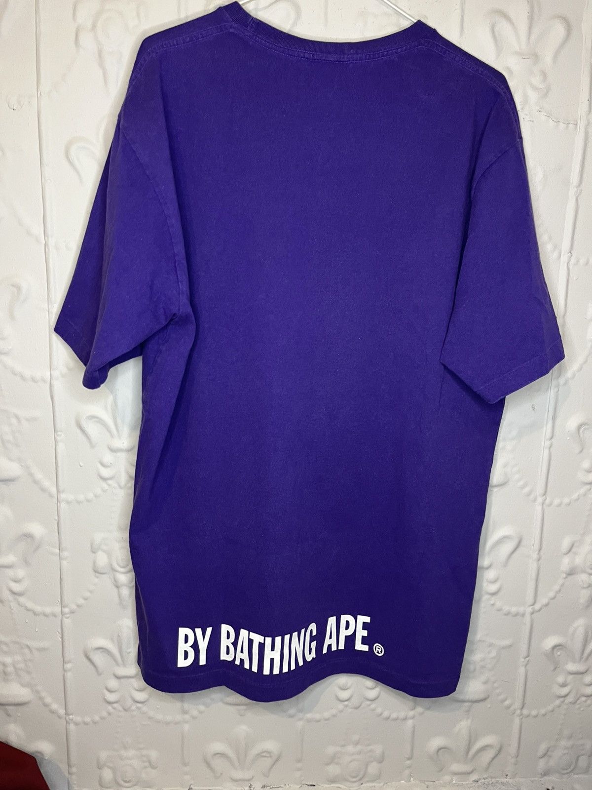 Bape A Bathing Ape Vintage Purple Bapesta T-Shirt Size US XL / EU 56 / 4 - 2 Thumbnail