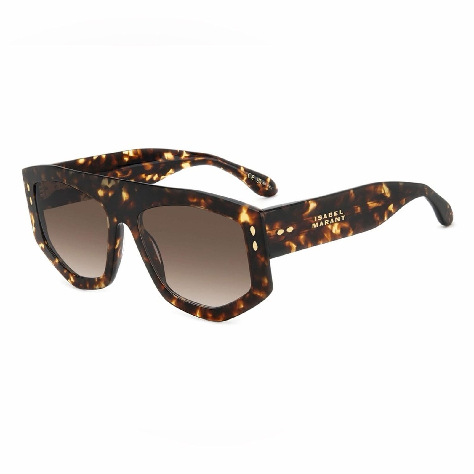Isabel Marant New! Isabel Marant IM0154/S 086HA Brown and Gold Sunglasses Size ONE SIZE - 1 Thumbnail