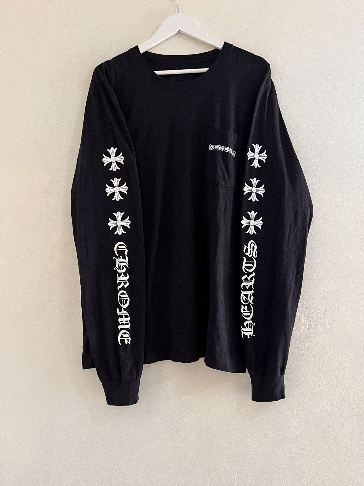 Chrome Hearts Chrome Hearts Cross Sleeve Print Shirt Size US XL / EU 56 / 4 - 1 Thumbnail
