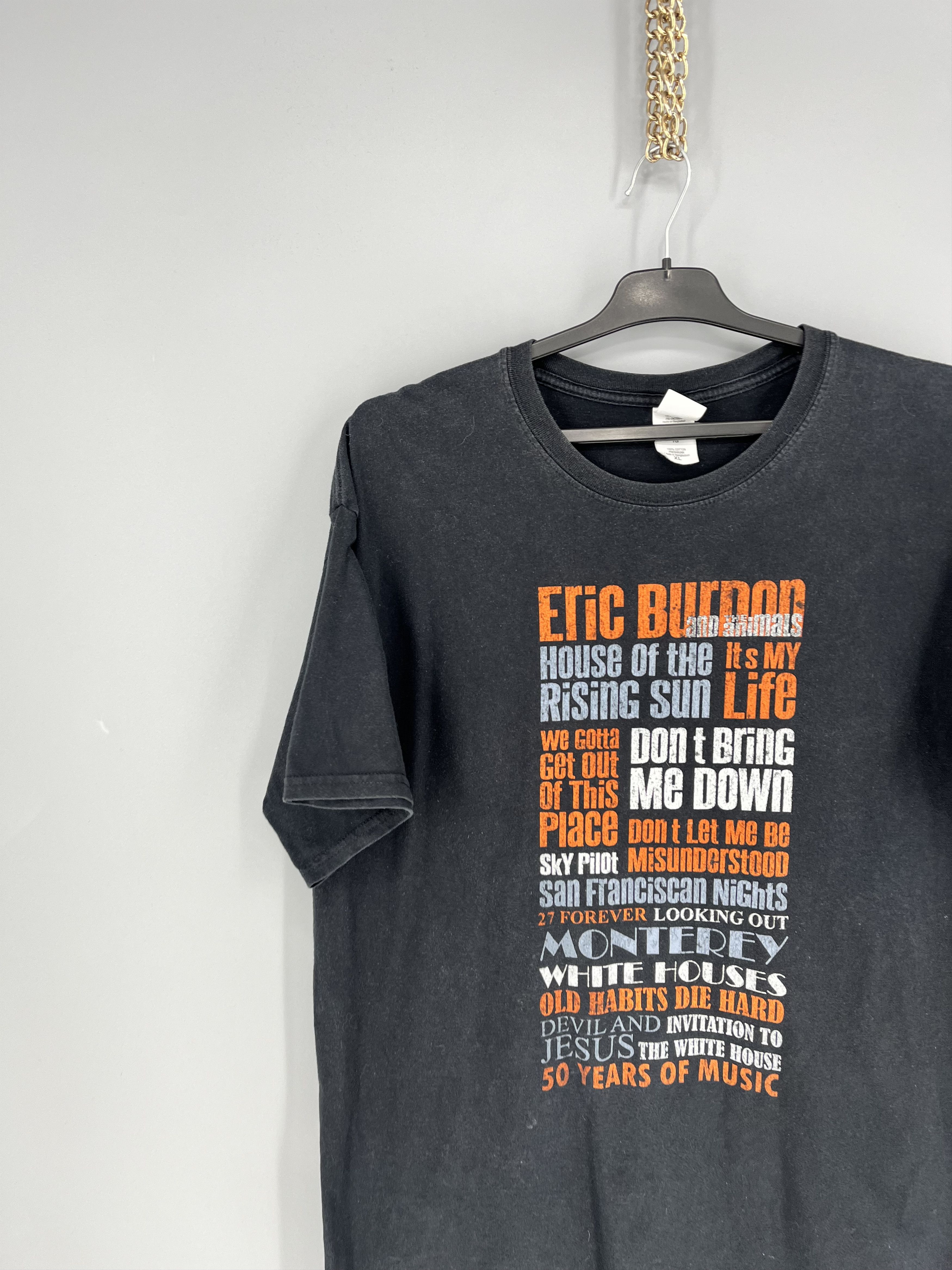 Band Tees VINTAGE ERIC BURDON 00s Band Rock Tee Rare Tour Y2K Size US XL / EU 56 / 4 - 4 Thumbnail