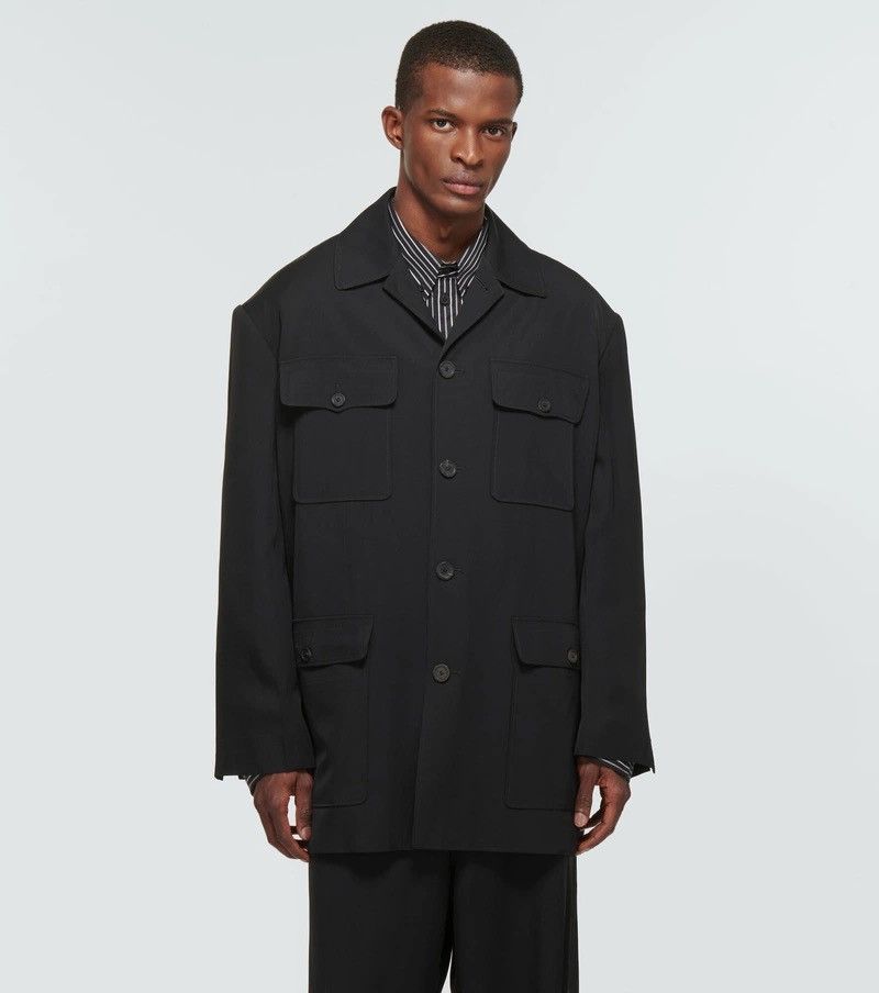 Balenciaga 🔥$3.3K VALUE🔥Viscose jacket Size US L / EU 52-54 / 3 - 3 Thumbnail