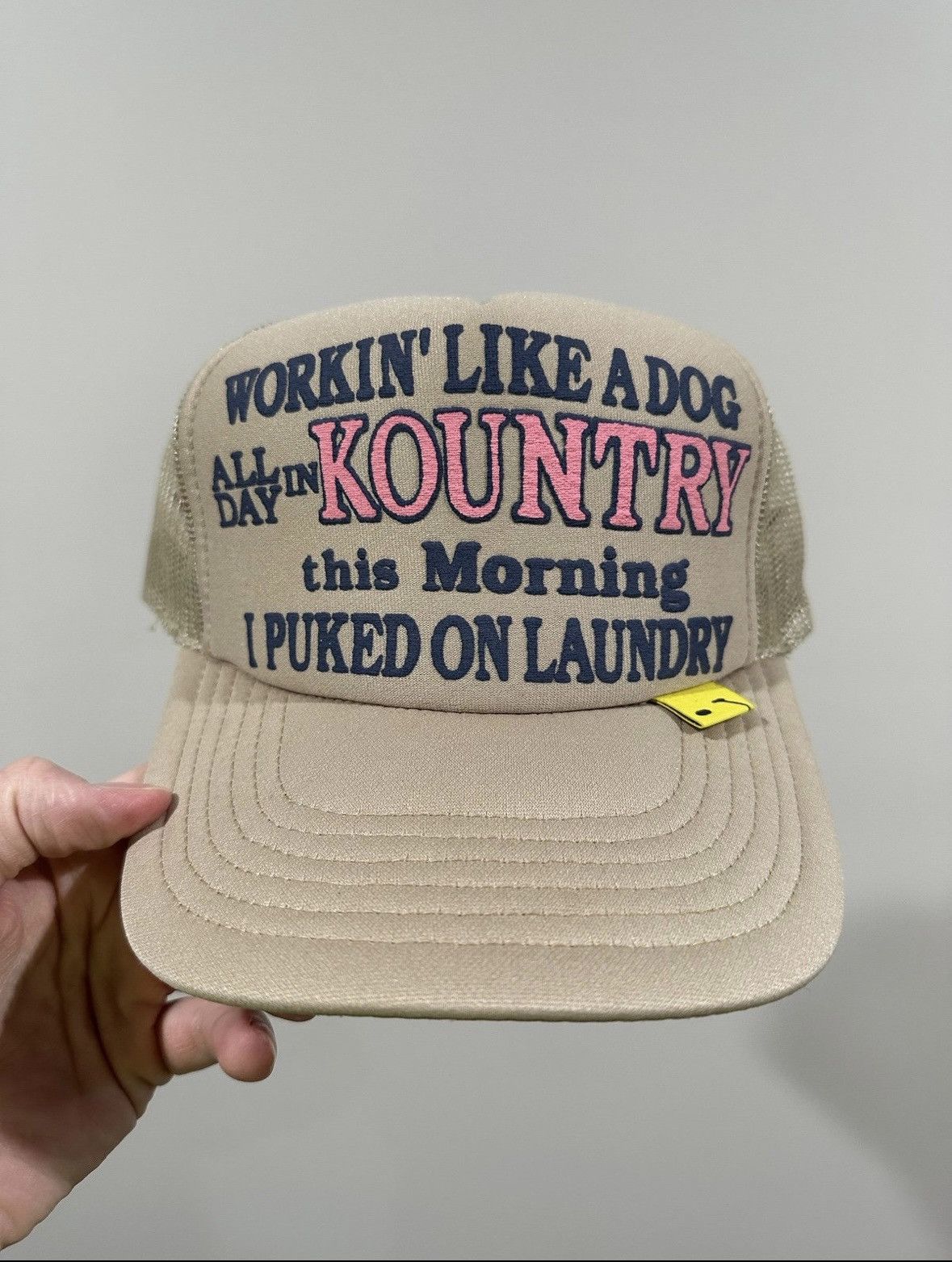 Kapital Kountry Kapital Kountry Workin’ Like a Dog Trucker Hat Size ONE SIZE - 6 Thumbnail