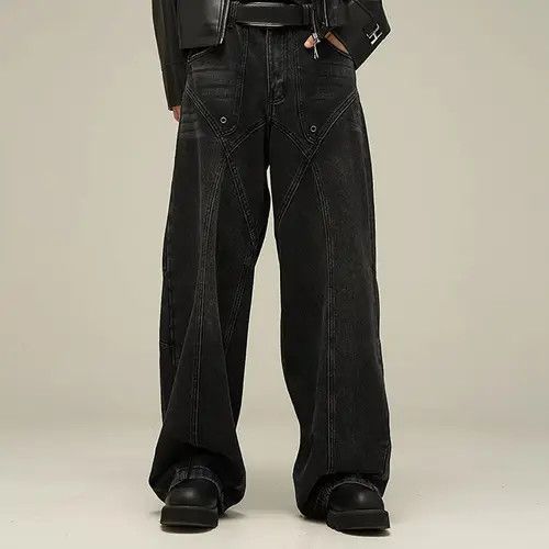 Japanese Brand Michiru x Kaori Trend Black Denim Pant Size US 34 / EU 50 - 1 Thumbnail
