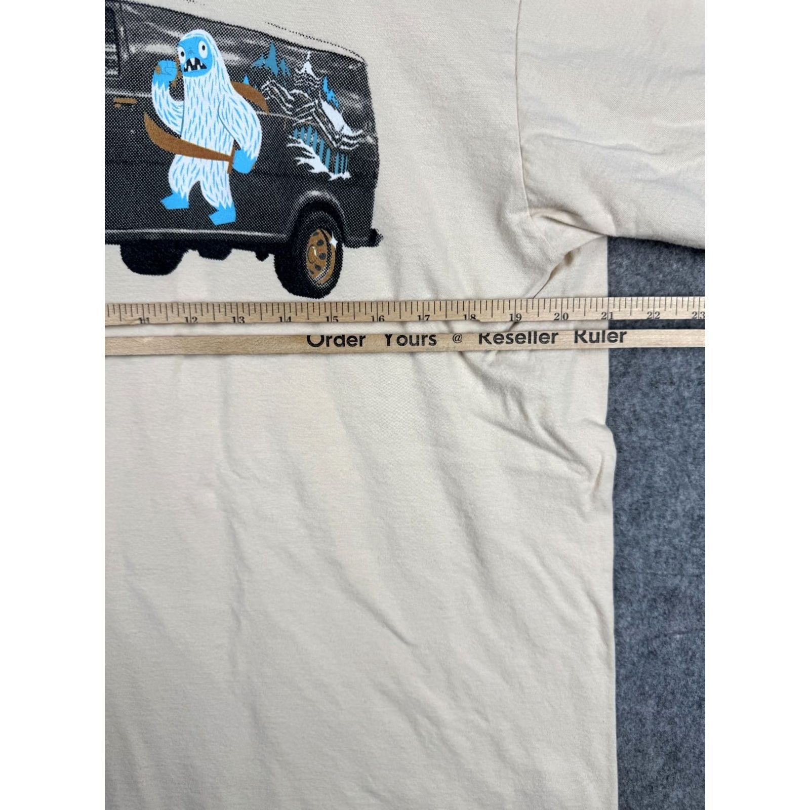 Alife VINTAGE Gama-Go T-Shirt Mens Medium Beige Sasquatch Van Life Gamer Skater 2008 Size US M / EU 48-50 / 2 - 6 Thumbnail