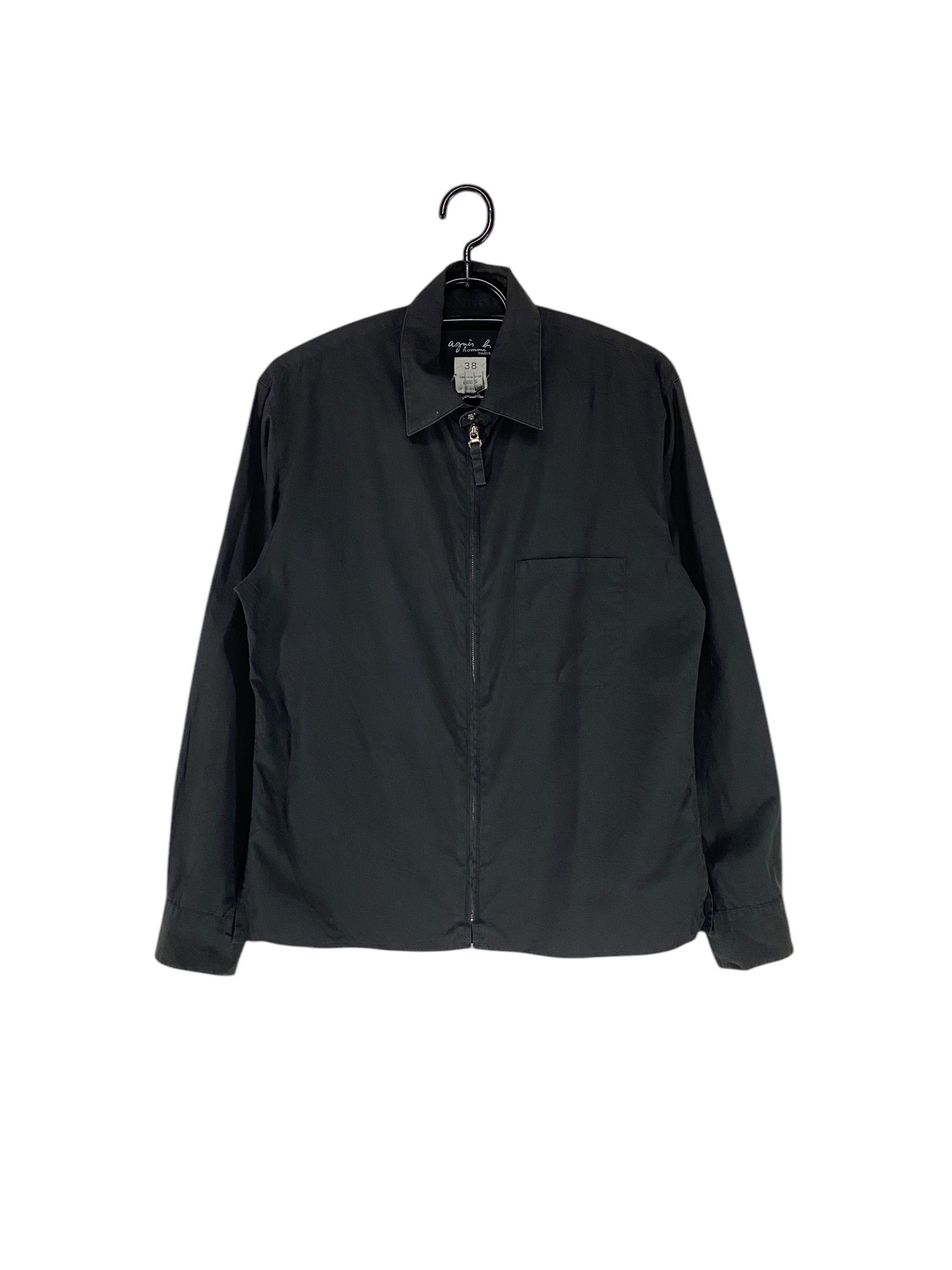 Vintage agnes b zipper shirt