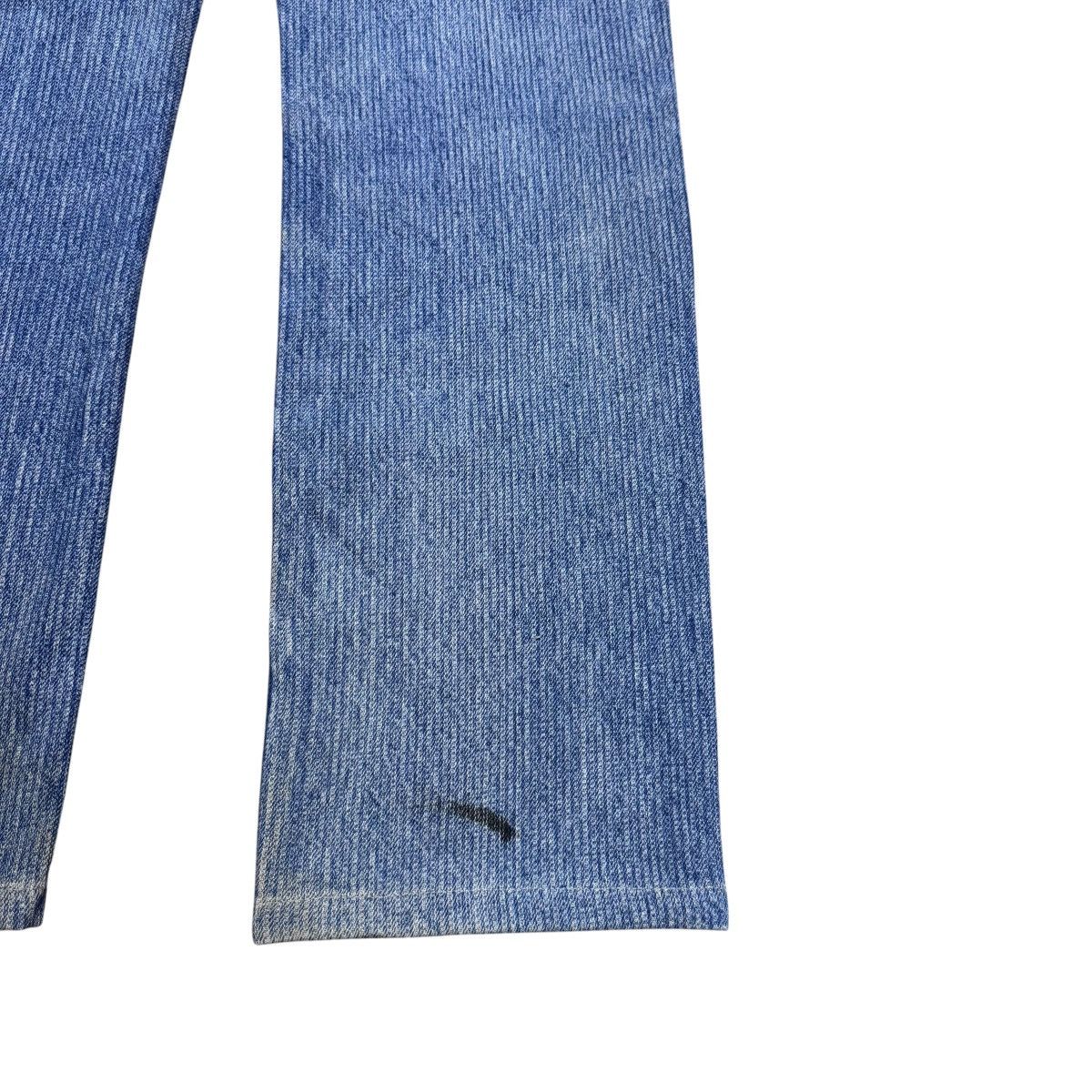 Lee Vintage 70s Lee Railroad Stripe Denim Jeans Mudwash Size US 30 / EU 46 - 14 Thumbnail