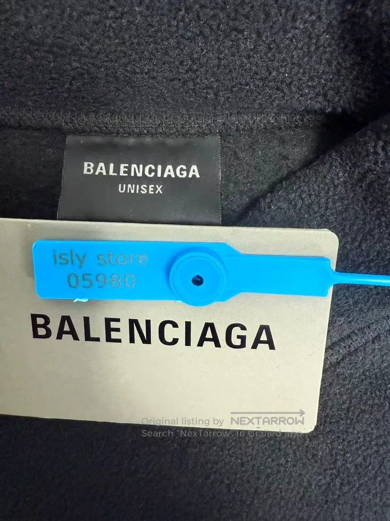 Balenciaga Balenciaga Letter logo embroidery round neck long-sleeve s Size US XS / EU 42 / 0 - 4 Thumbnail