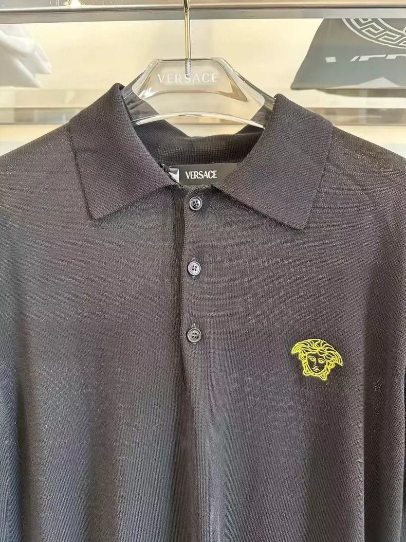 Other Versace Men's embroidered Medusa short-sleeved polo shirt Size US M / EU 48-50 / 2 - 2 Thumbnail