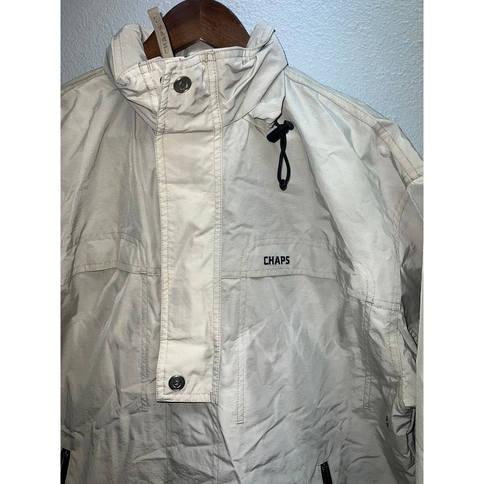 Vintage Chaps Ralph Lauren Windbreaker 1/2 Zip Anorak Oversized Size US S / EU 44-46 / 1 - 2 Thumbnail
