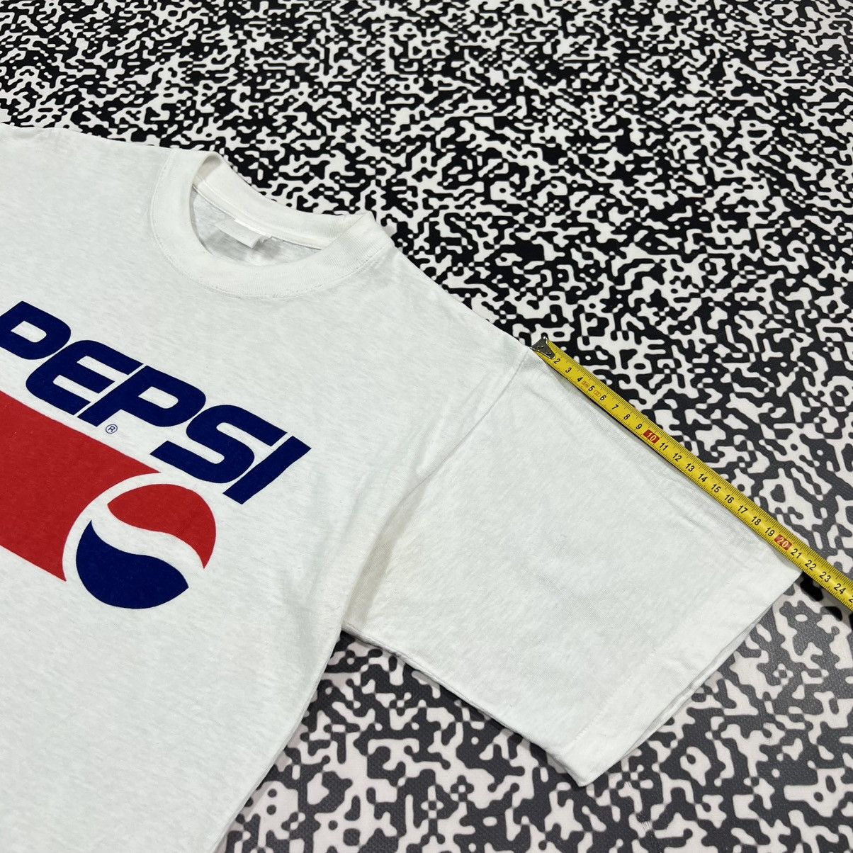 Pepsi Vintage 90s Pepsi Singe Stitch Big Logo Retro Style T-shirt Size US M / EU 48-50 / 2 - 18 Thumbnail