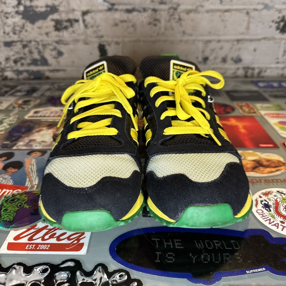 Adidas Adidas ZX600 CLAW Sz 9 Black, Green, Yellow No Box Size US 9 / EU 42 - 4 Thumbnail