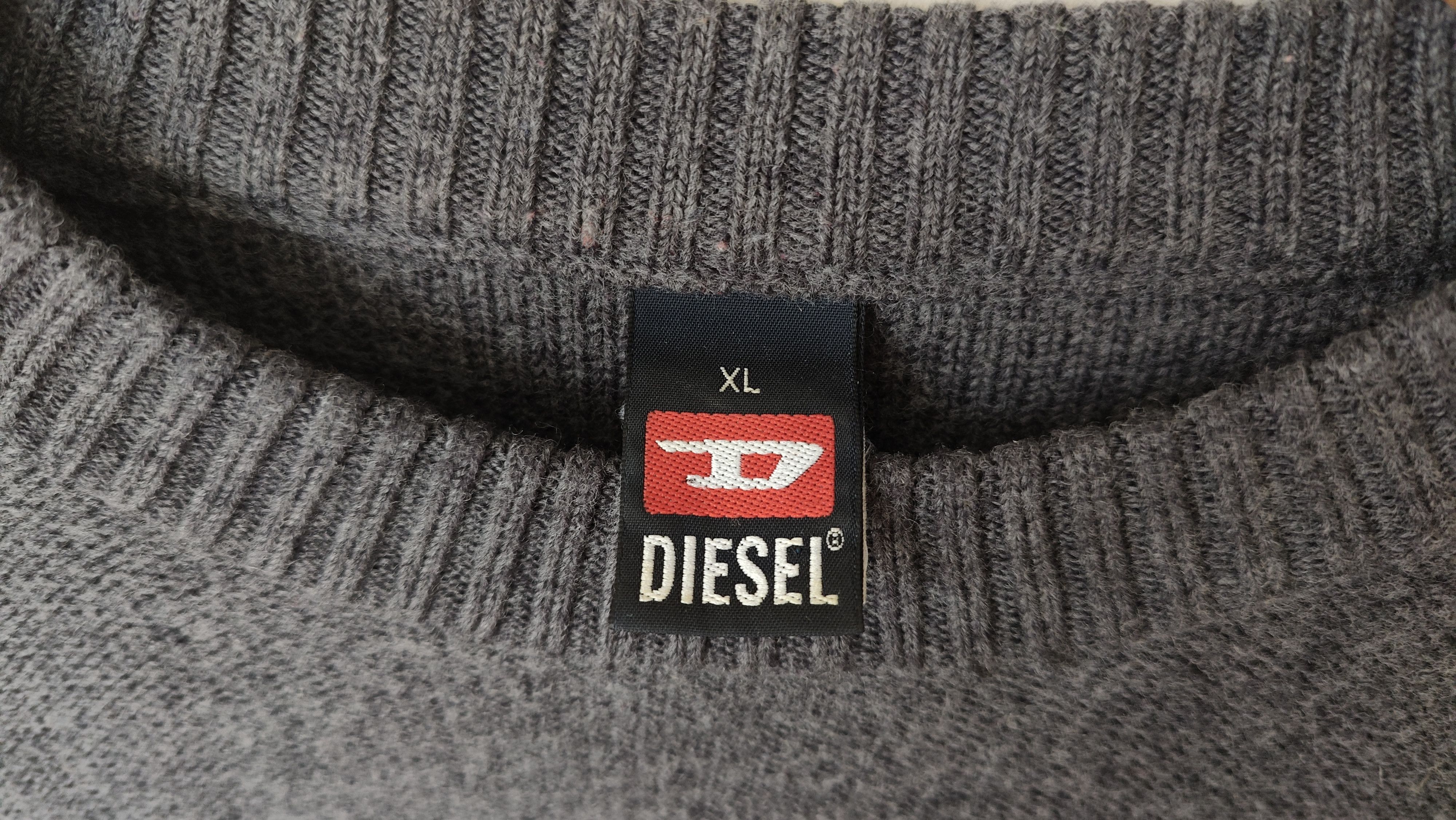 Diesel Diesel Big Spell Out Logo Vintage 90s Wool Sweater Italy Size US L / EU 52-54 / 3 - 5 Thumbnail
