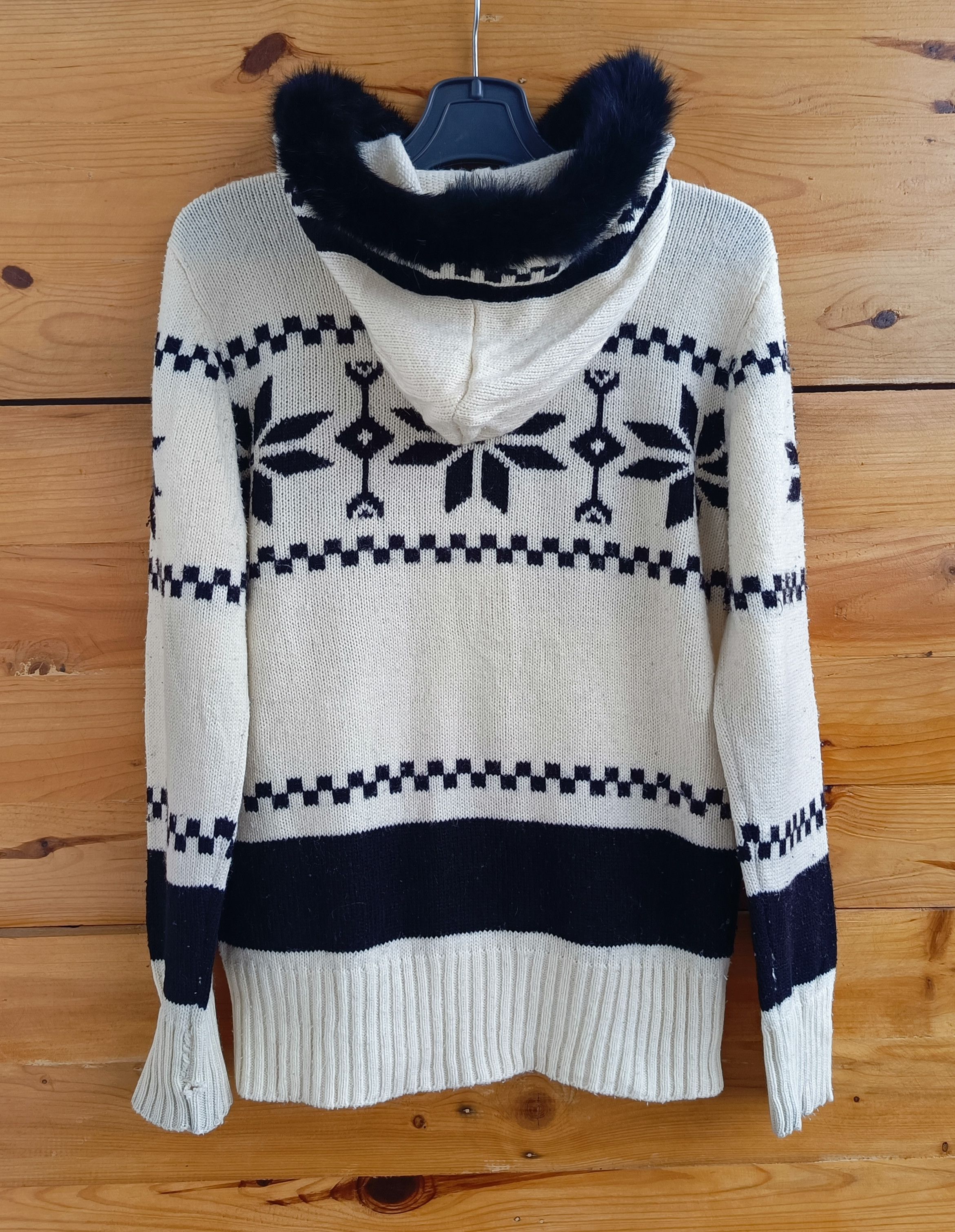 Angel Blue Angel Blue - Knit Fur Hoodie 5🟦6 Size M / US 6-8 / IT 42-44 - 2 Thumbnail