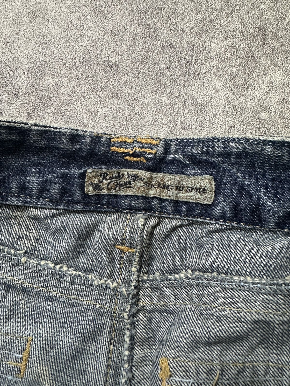 Japanese Brand Japanes Rush Hour Washed Flared Jeans Size US 29 - 9 Thumbnail