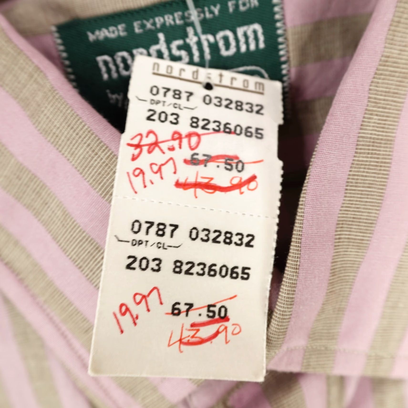 Vintage Vintage Gitman Bros Shirt Men Small Pink Stripes Button Up Western Frontier NEW Size US S / EU 44-46 / 1 - 5 Thumbnail