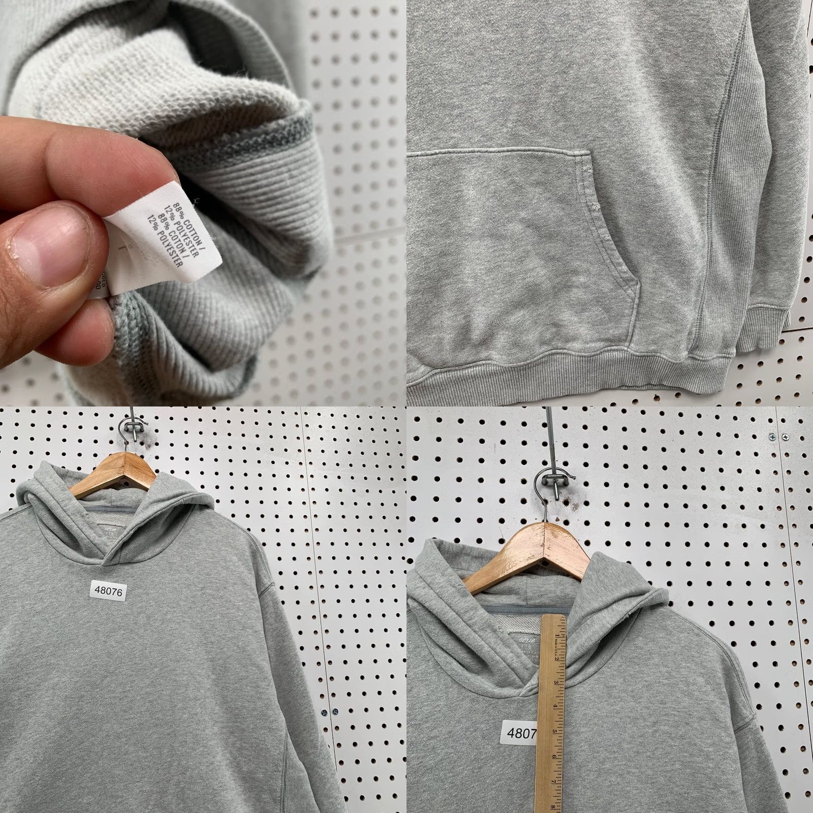 Vintage Aerie Hoodie Sweatshirt Womens Large Oversized Boho Fleece Pullover Size L / US 10 / IT 46 - 8 Thumbnail