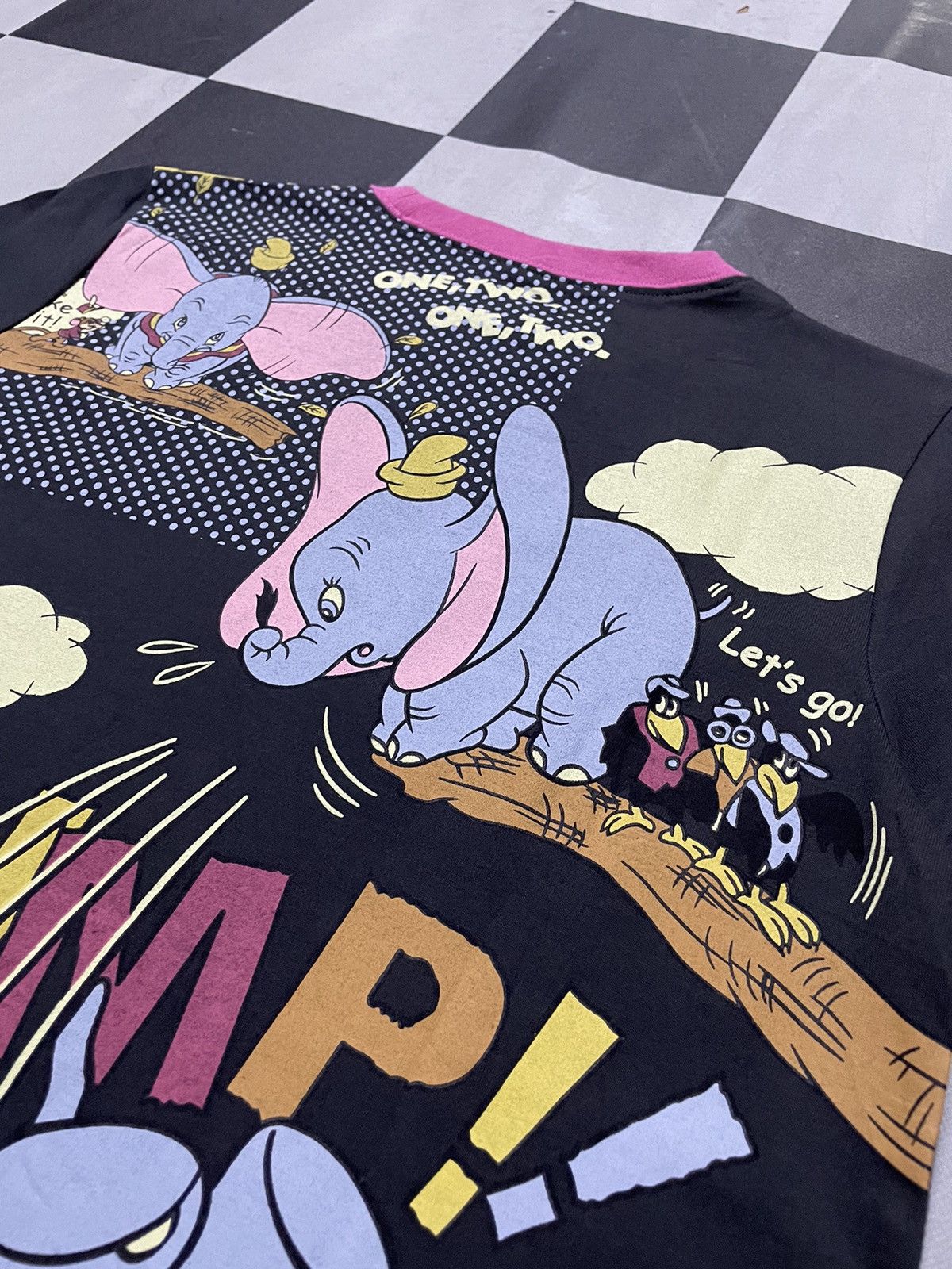 Cartoon Network Disney Full Print Backhit Dumbo Cartoon Size US M / EU 48-50 / 2 - 7 Thumbnail