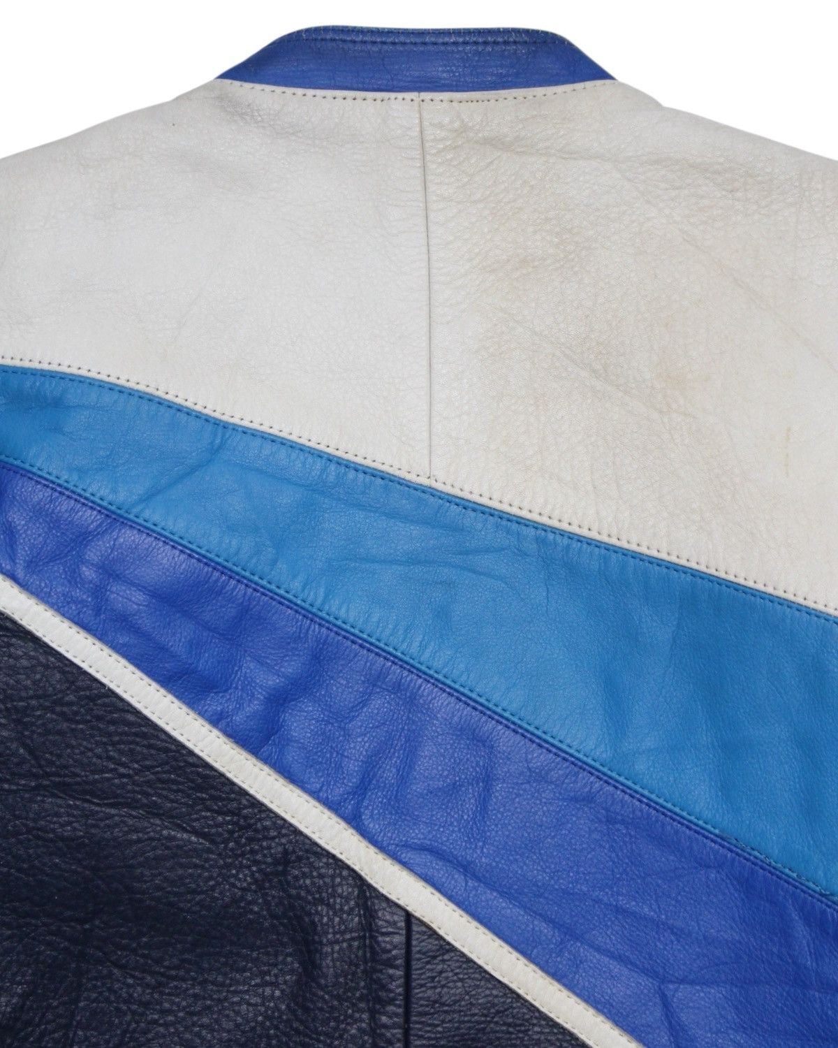 Vintage 1990S JAPANESE BRAND SPEEDBLOCK LEATHER BIKER JACKET Size S / US 4 / IT 40 - 7 Thumbnail