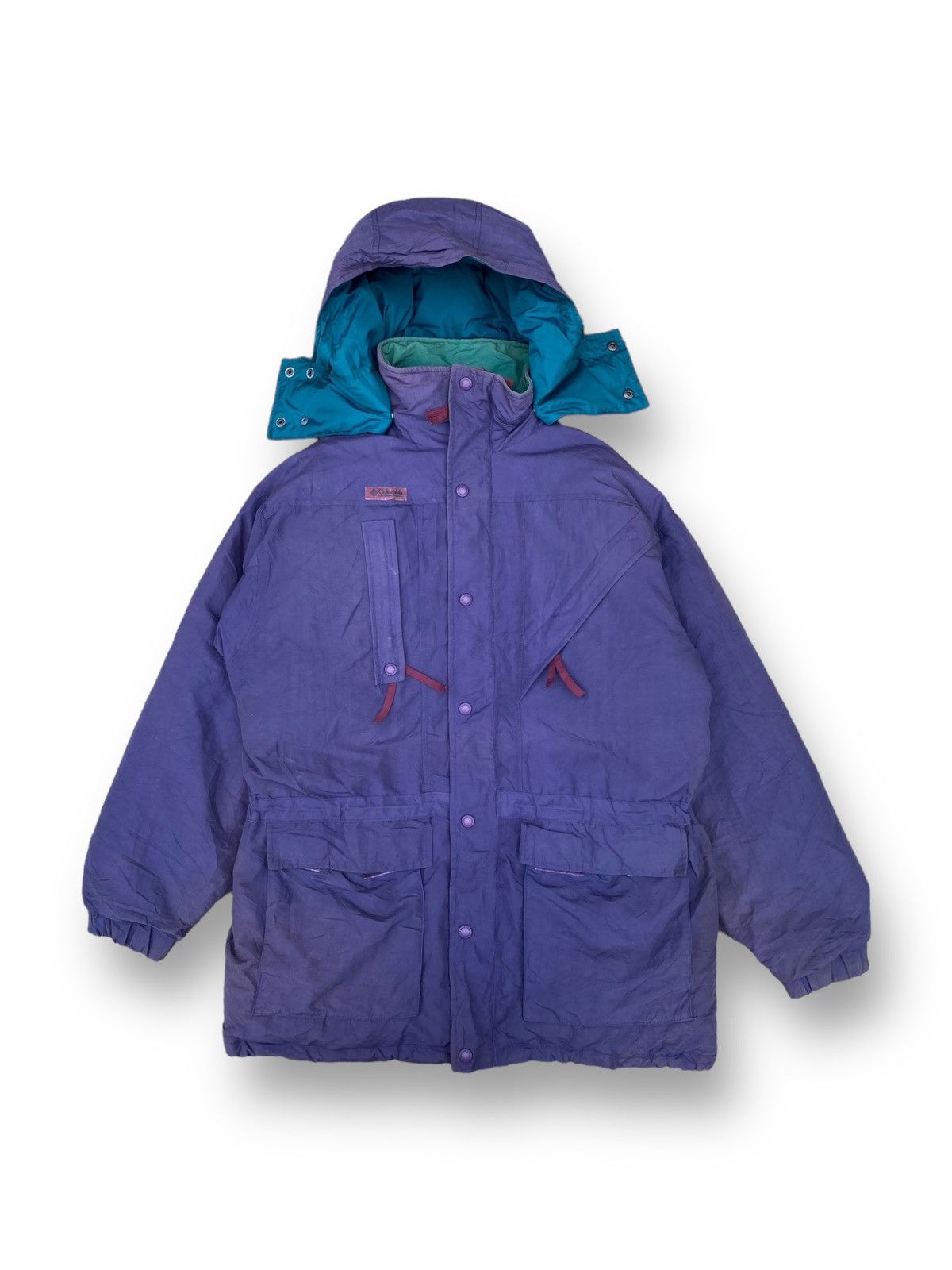Vintage Columbia Outdoor Hoodies Puffer Down Jacket. #D4