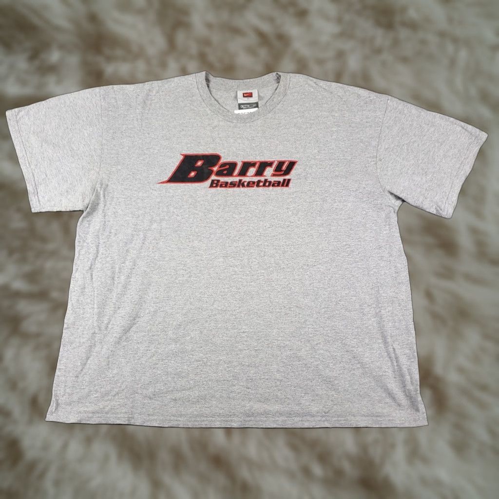 Nike VINTAGE Nike T Shirt Mens XL Gray Swoosh Casual Short Sleeve Adult 90s Football Sports Womens Mens Girls Size US XL / EU 56 / 4 - 1 Thumbnail