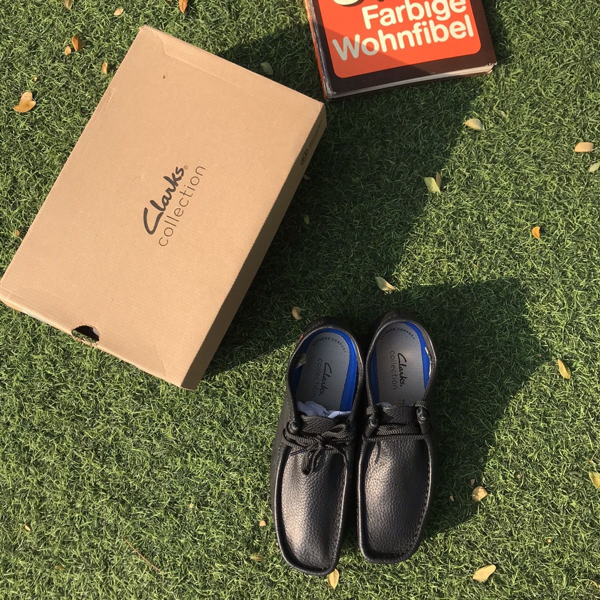 Clarks × Leather Clarks Wallabee Wallabees Shacre II Run Black Leather Size US 6.5 / EU 39-40 - 23 Thumbnail