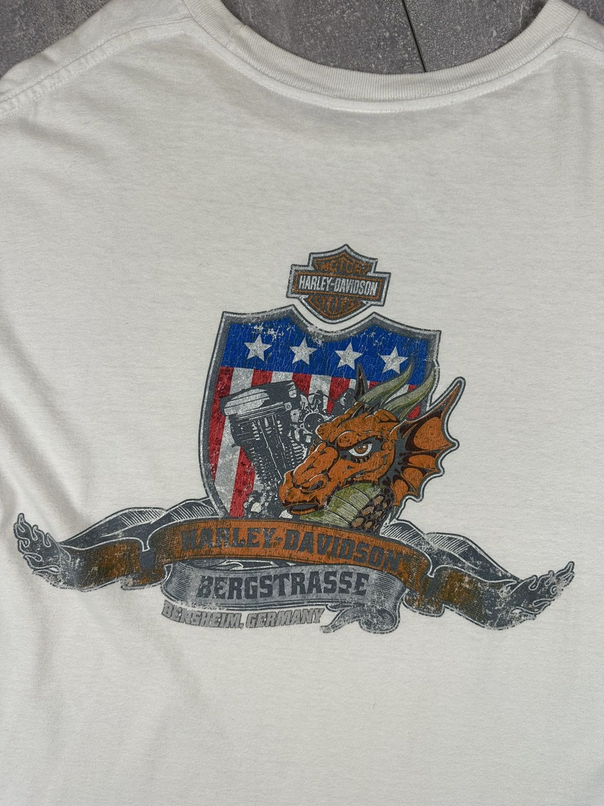 Harley Davidson Harley Davidson Motorcycles Overprint Logo T-Shirt Size US XL / EU 56 / 4 - 10 Thumbnail