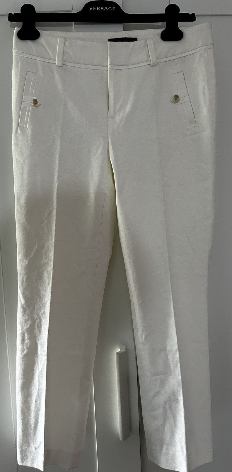 Banana Republic × Vintage Banana Republic off white pants Size 28" / US 6 / IT 42 - 1 Thumbnail