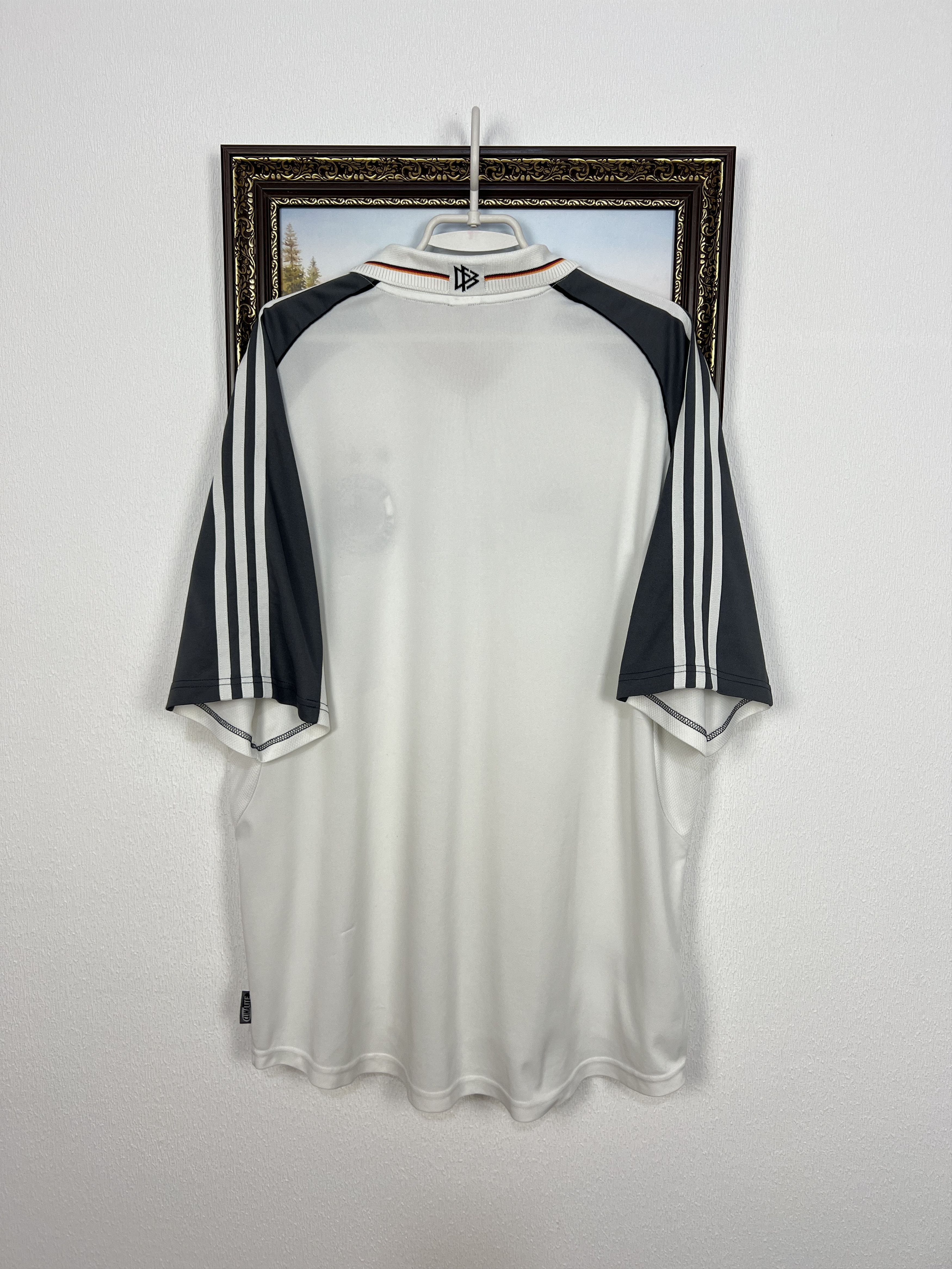 Adidas Germany Home football shirt 2000 Soccer Adidas National Team Size US XXL / EU 58 / 5 - 12 Thumbnail