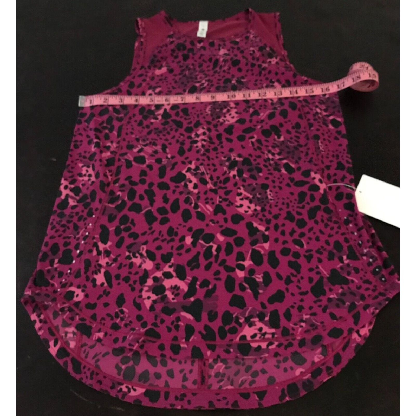 Lululemon Lululemon Women's Purple Animal Print Sculpt Tank Back Vent Size S / US 4 / IT 40 - 5 Thumbnail