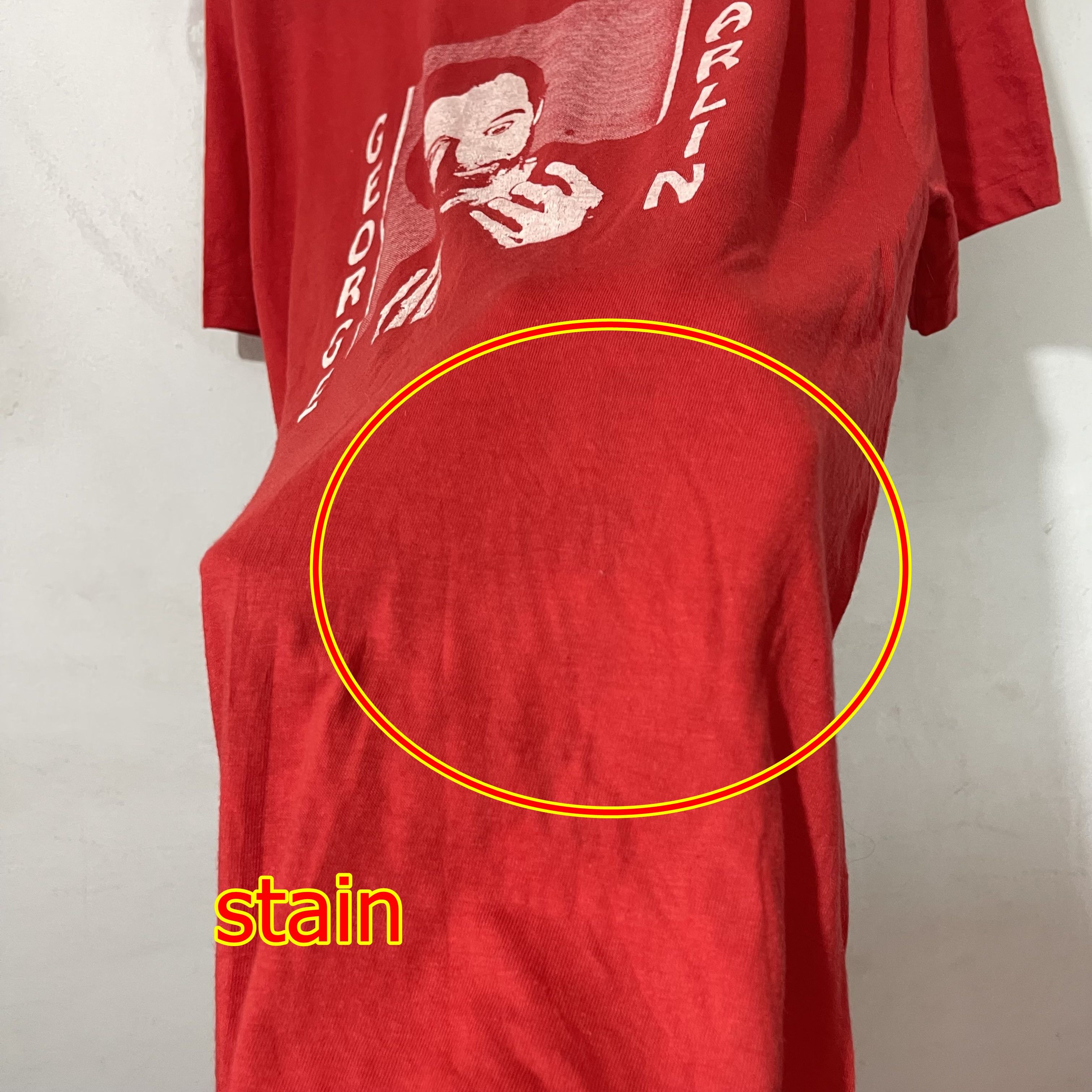 Vintage Vintage 80s George Carlin T-Shirt Size US M / EU 48-50 / 2 - 10 Thumbnail