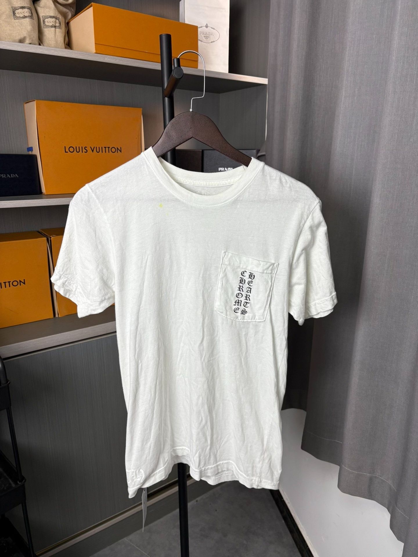 Chrome Hearts Chrome Hearts White T-Shirt S Men Size US S / EU 44-46 / 1 - 1 Thumbnail