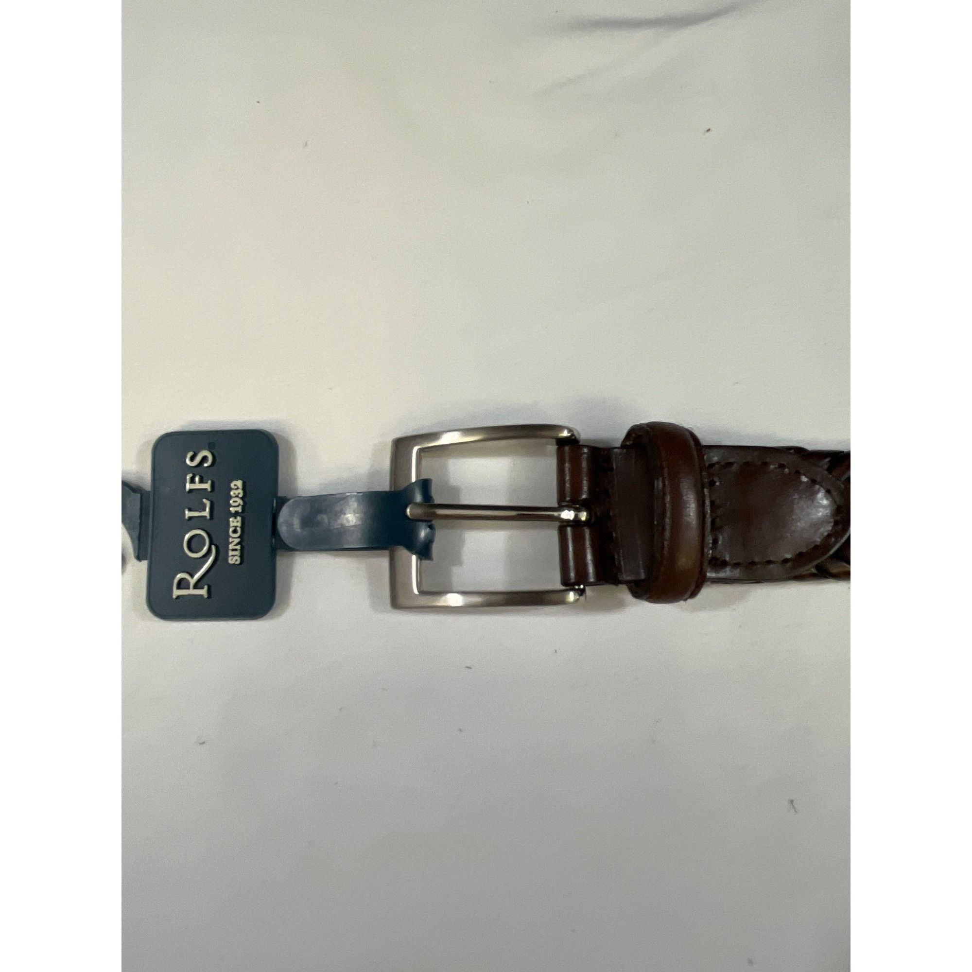 Other Rolfs Men's Brown Genuine Leather Belt Size 42 SKU 6290 Size 42 - 3 Thumbnail
