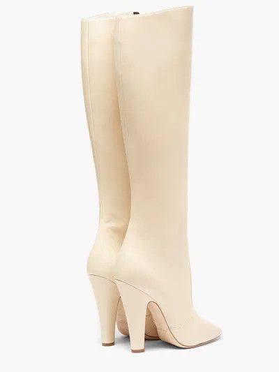 Saint Laurent Paris o1y0126 Boots in Beige Size US 6 / IT 36 - 2 Thumbnail