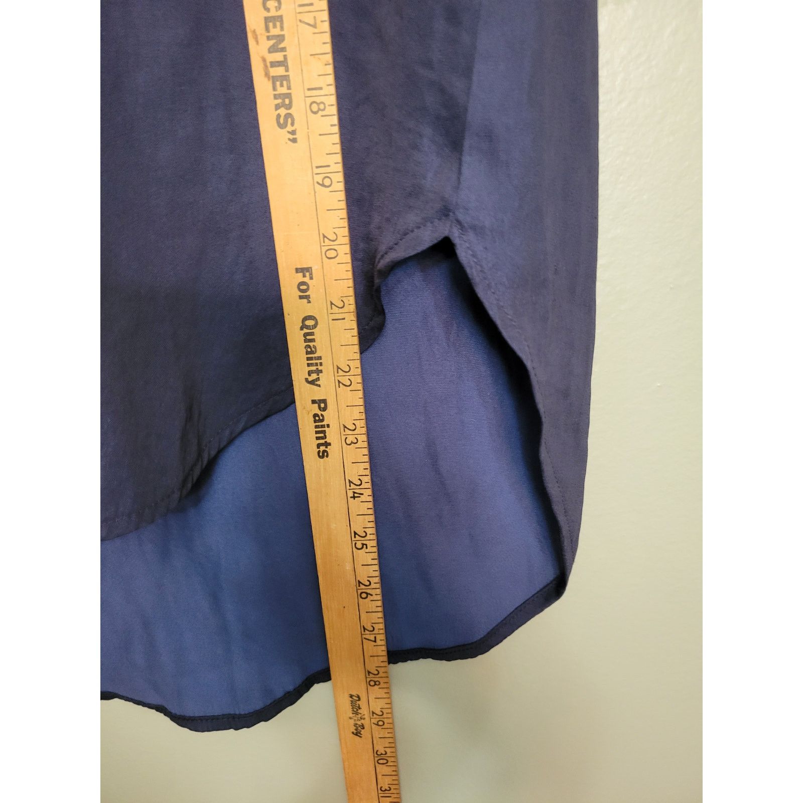 Loft Women's Ann Taylor Loft Navy V Neck Sleeveless Blouse XS Size XS / US 0-2 / IT 36-38 - 4 Thumbnail