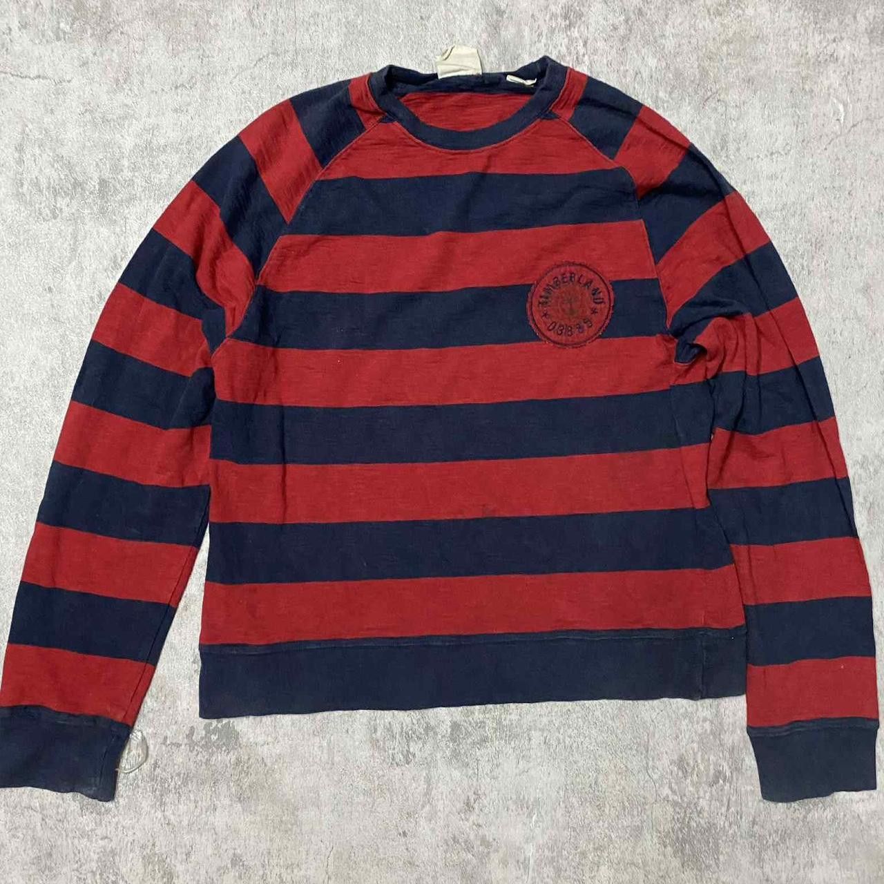 Other Navy and red striped long sleeve sweatshirt Size US L / EU 52-54 / 3 - 1 Thumbnail