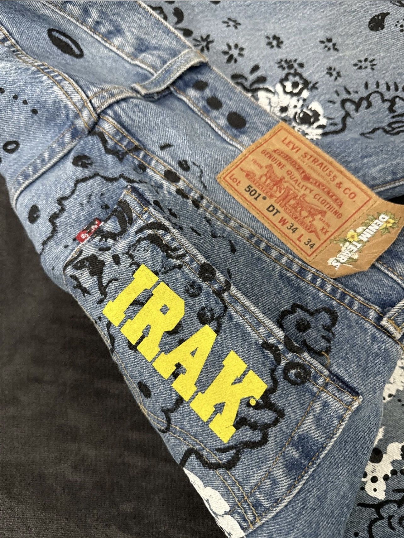 DENIM TEARS Denim tears irak jeans Size US 34 / EU 50 - 5 Thumbnail