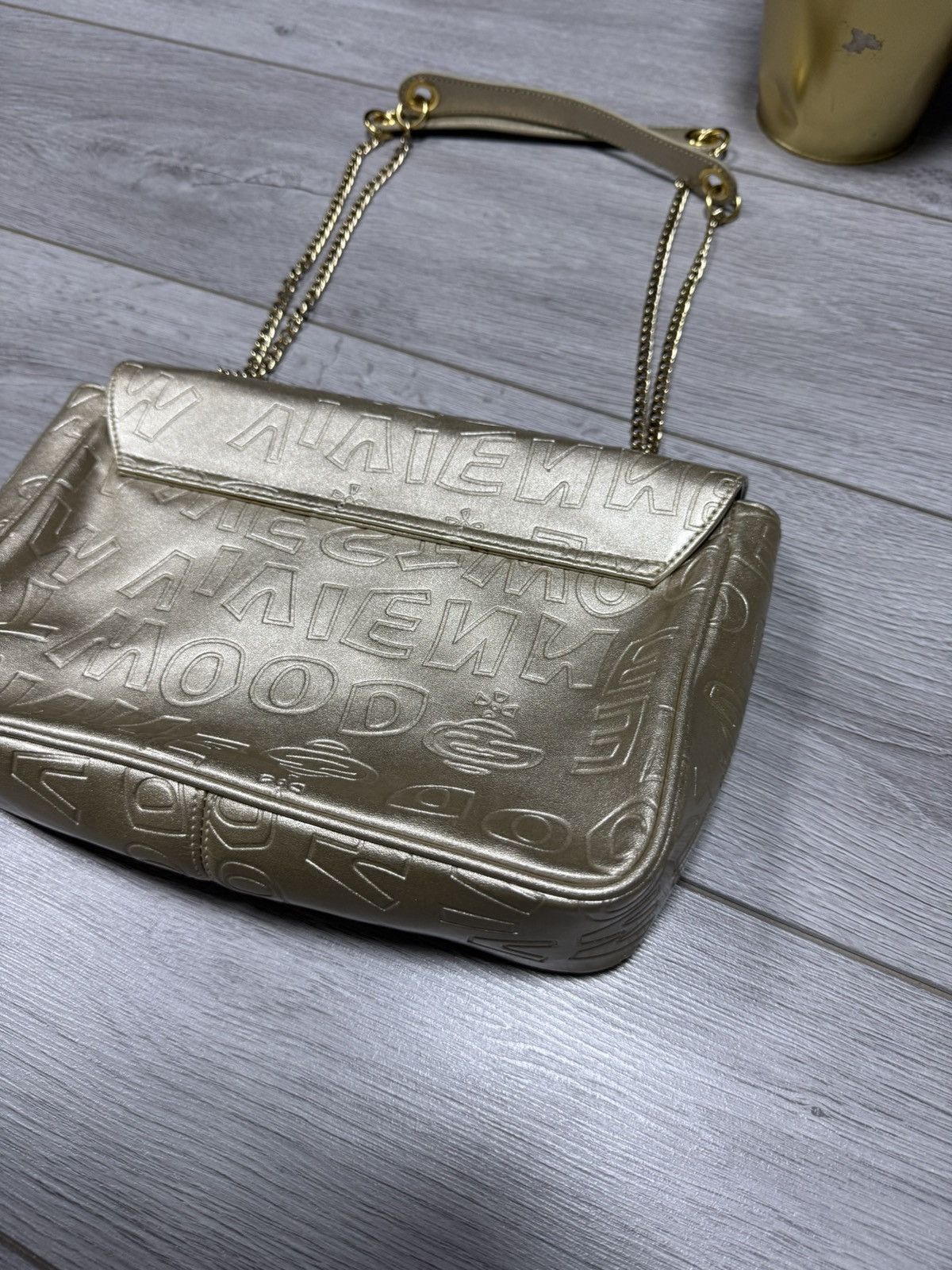 Vivienne Westwood Vivienne Westwood big gild orb monogram chain bag Size ONE SIZE - 13 Thumbnail