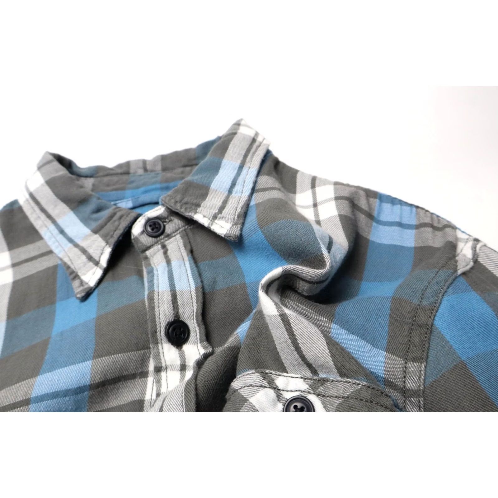 Ralph Lauren Ralph Lauren Denim & Supply Shirt Men's SMALL Plaid Grey And Blue Pocket Flannel Size US S / EU 44-46 / 1 - 6 Thumbnail