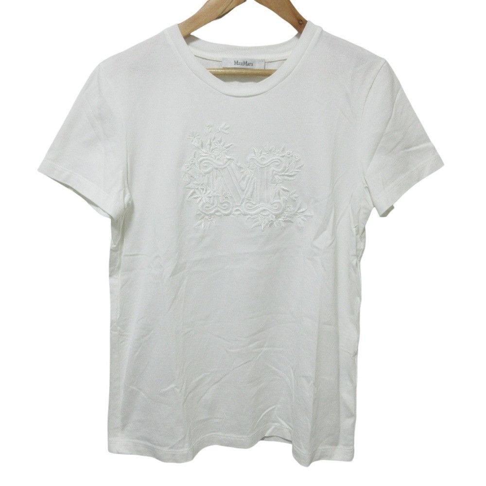 Max Mara MaxMara Max Mara SACHA EMBROIDERED T-shirt Cotton T-Shirts DUTY FREE for USA Size ONE SIZE - 1 Thumbnail