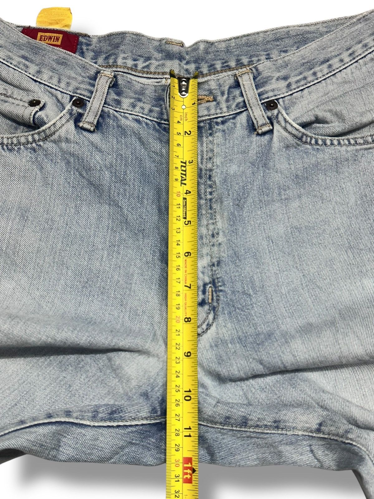 Edwin Edwin Vintage Us Classic Baggy Loose Style With BlueWash Size US 31 - 15 Thumbnail