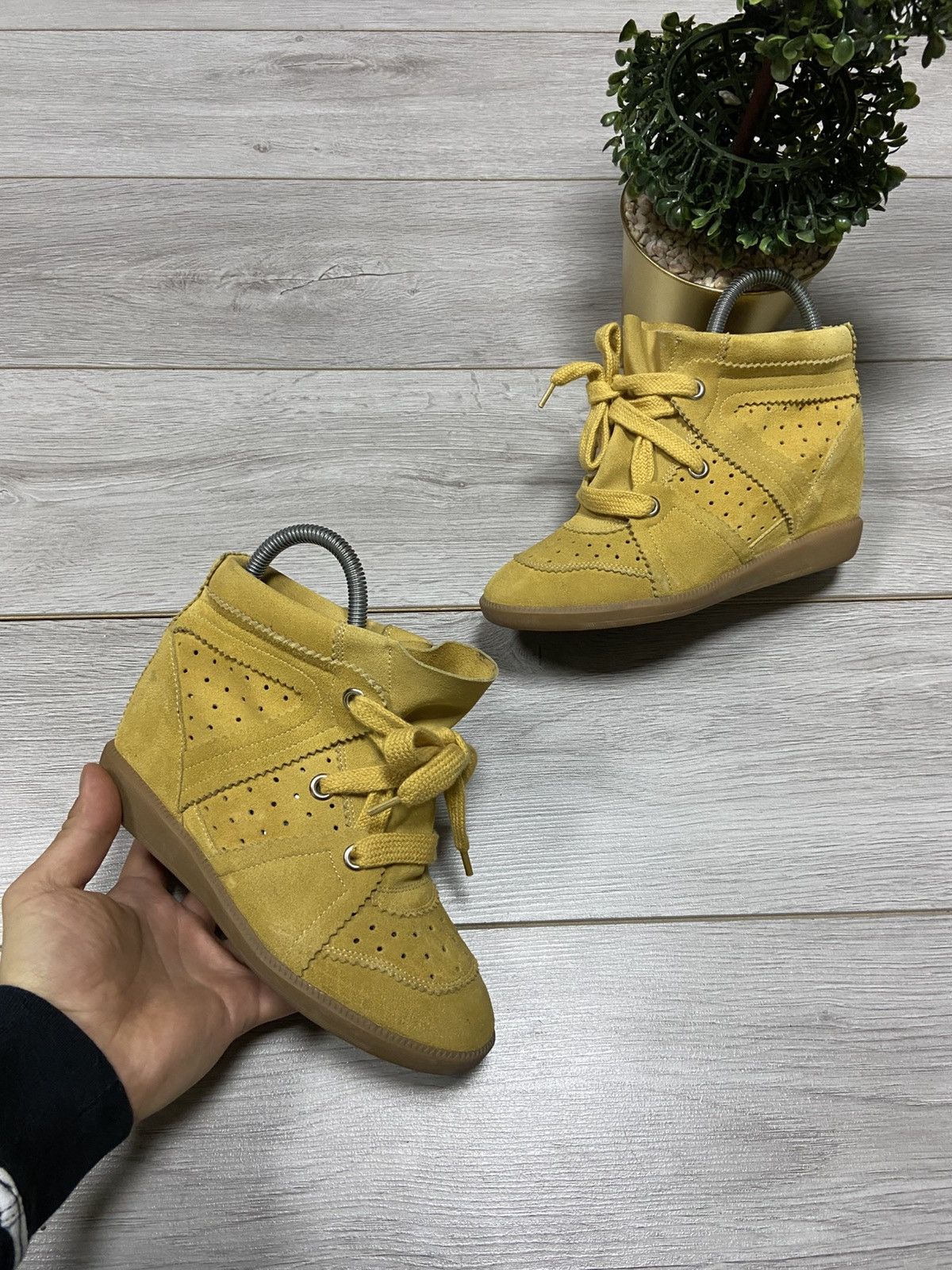 Isabel Marant Isabel Marant Boho vintage leather suede High sneakers shoes Size US 6 / IT 36 - 1 Thumbnail