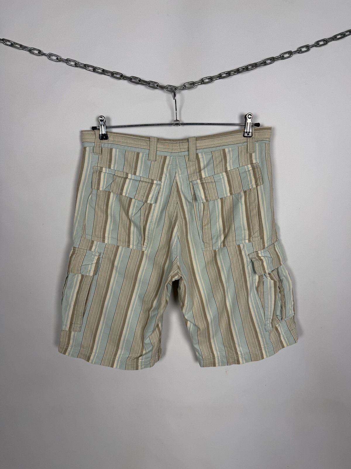 Napapijri Napapijri Vintage Cargo Striped Shorts Outdoor Size 36 Size US 36 / EU 52 - 11 Thumbnail