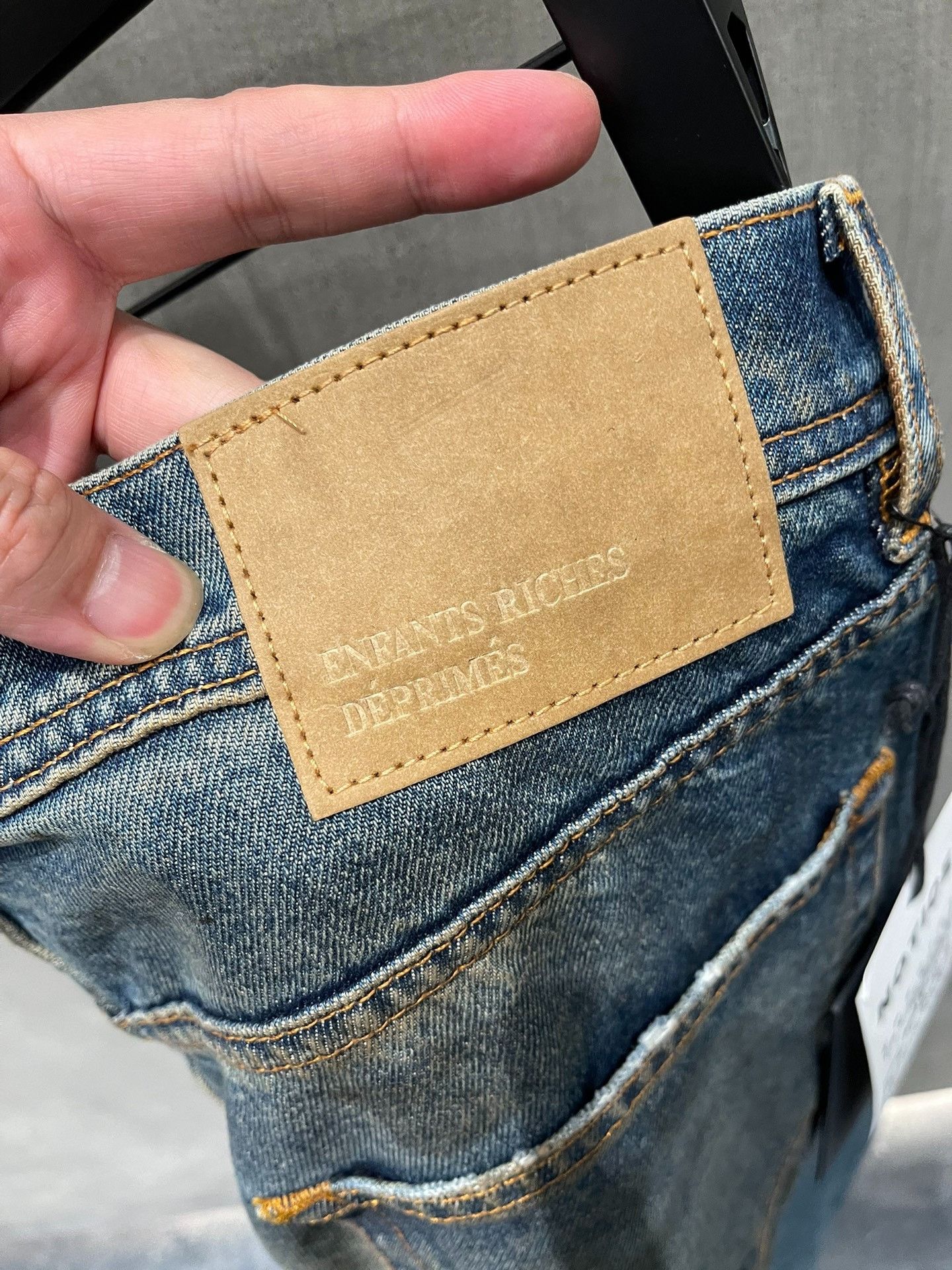 Enfants Riches Deprimes Enfants Riches Deprimes 24 FW New Burnt Mud Patched Washed Size US 32 / EU 48 - 3 Thumbnail