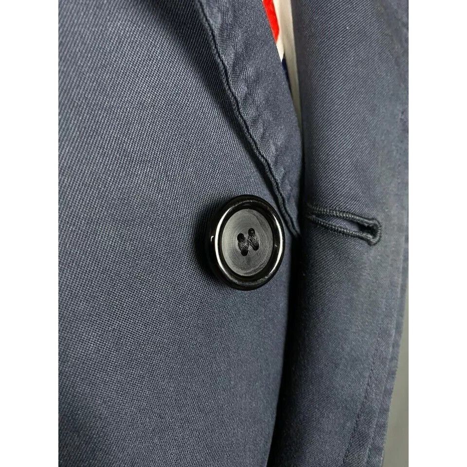 Burberry Burberry Nova Check Lining Vintage Men's Blue Long Coat Size Size US S / EU 44-46 / 1 - 7 Thumbnail