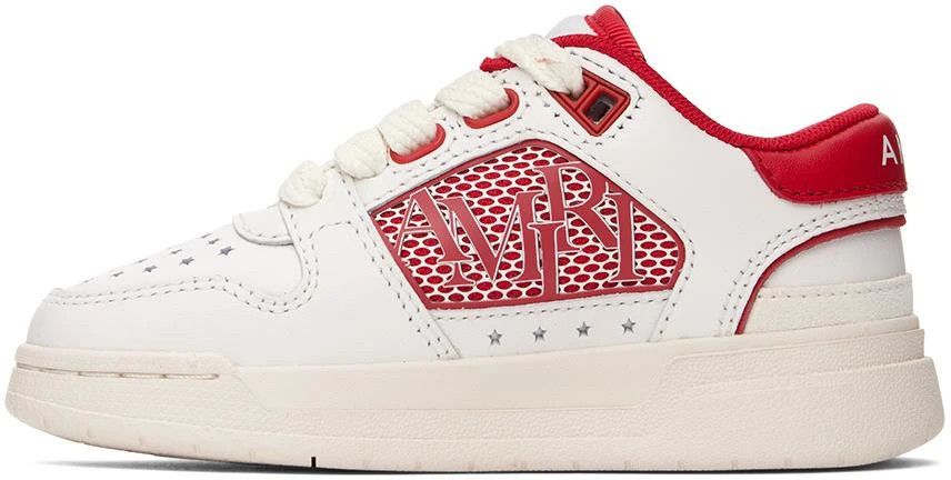 Amiri o1orln1125 Size: KIDS 26 / Classic Low Sneakers in White/Red Size US 5 / EU 37 - 4 Thumbnail
