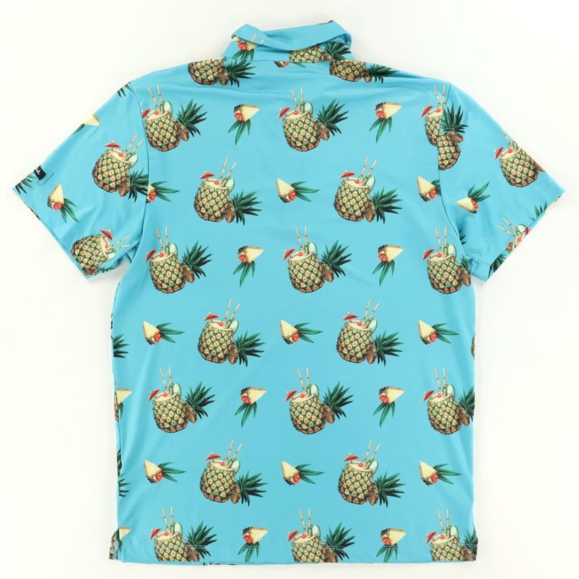 Vintage Bad Birdie Pineapple Golf Polo Shirt Blue Men's M Size US M / EU 48-50 / 2 - 4 Thumbnail