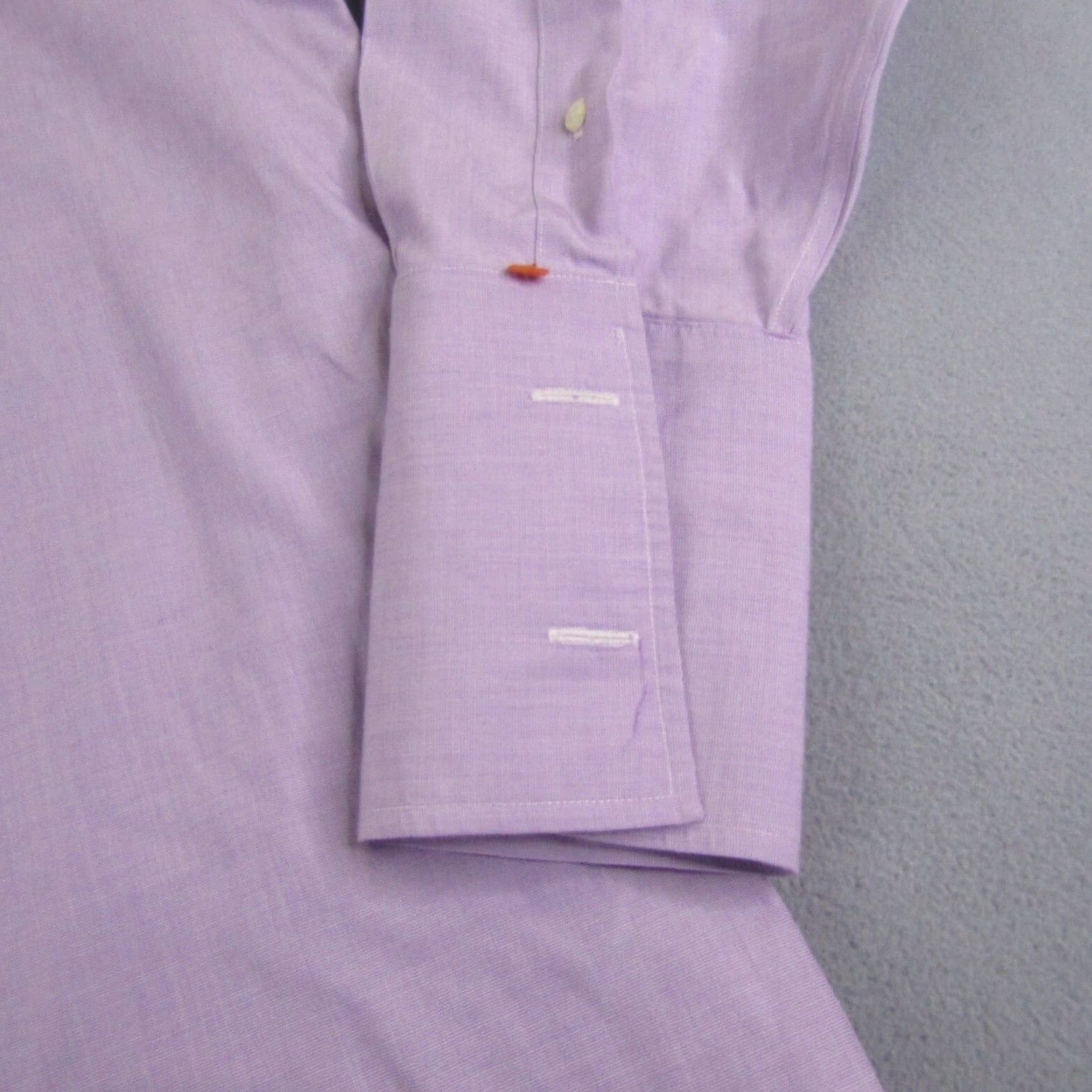 Brooks Brothers Brooks Brothers Shirt Mens XL Purple Lavender Regent Flip Cuffs Non Iron 17-33 Button-Up Long Sleeve Size US XL / EU 56 / 4 - 4 Thumbnail