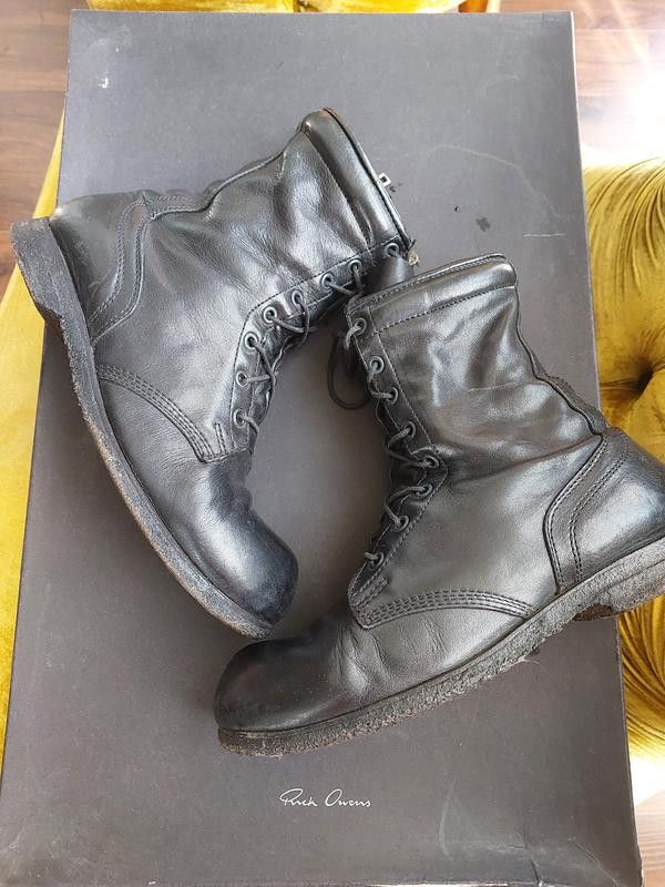 Rick Owens RICK OWENS FALL 2008 Ankle boots Size US 8 / IT 38 - 1 Thumbnail